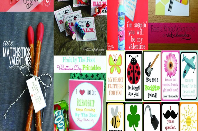 Valentine Card Roundup – Free Printable Valentines