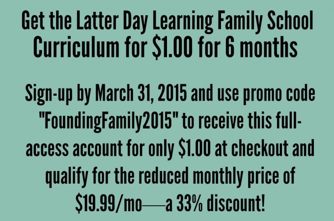 Get The Family School Curriculum for $1.00 for the next 6 Months!