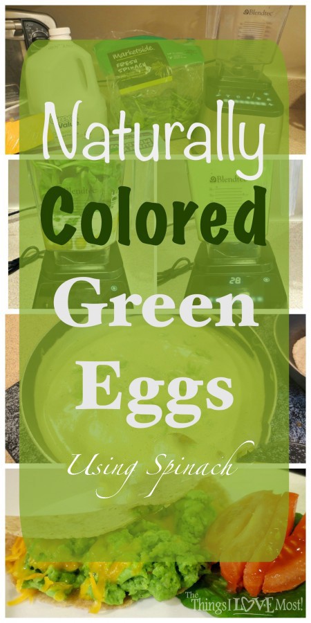 Naturally Colored Green Eggs from The Things I love Most