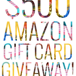 $500 Amazon Gift Card Giveaway