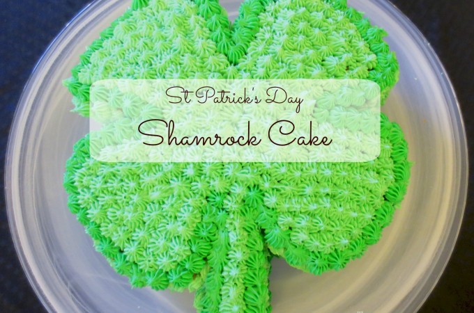 St. Patrick’s Day Shamrock Cake