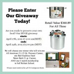 All American Pressure Canner & Waterbath Canner Giveaway