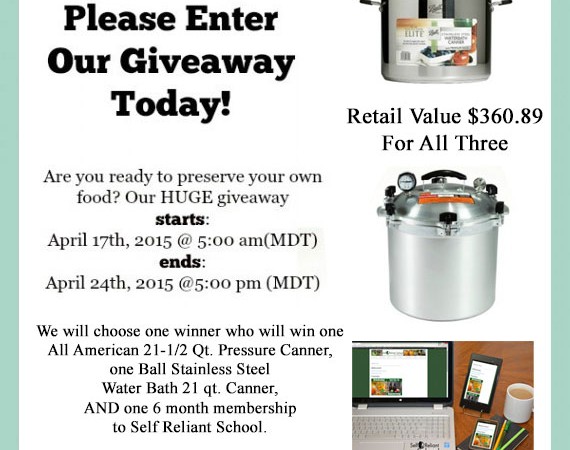 All American Pressure Canner & Waterbath Canner Giveaway