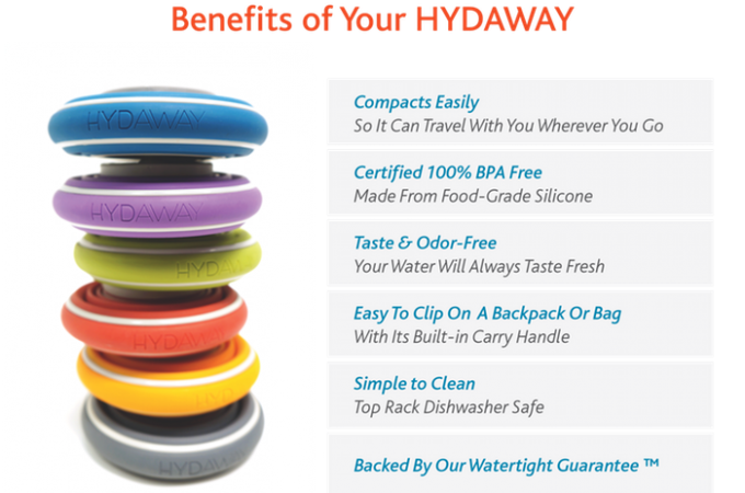 5 Reasons You Need a HYDAWAY Collapsible Water Bottle