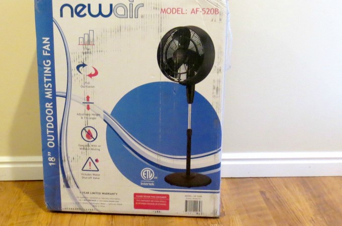 Keep Cool with the NewAir AF-520B Outdoor Misting Fan {Review}