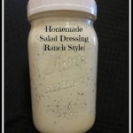 Homemade Salad Dressing {Ranch Style}