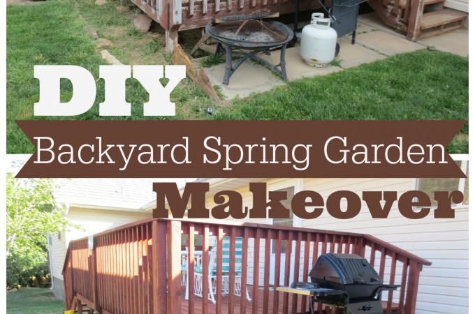 DIY Backyard Spring Garden Makeover #LoveGrowsHere