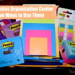 Post-it Notes Organization Center and Creative Ways to Use Them