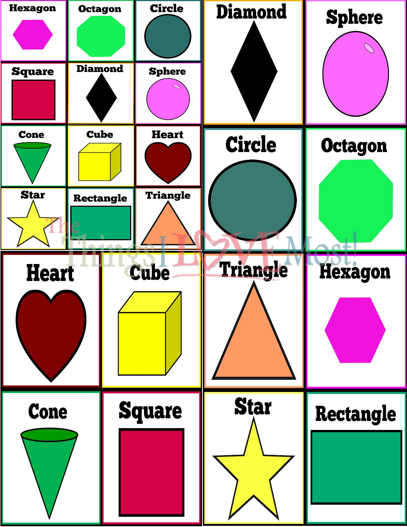 learn about shapes for kids