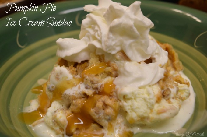 Pumpkin Pie Ice Cream Sundae + Share The Joy of Pie