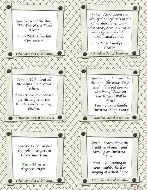 25 Days of Christmas Activities for Each Day in December - The Things I ...