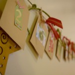 Christmas Advent Calendar Garland