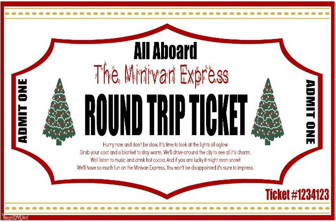 All Aboard the Polar Express in your Minivan