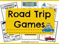 FREE PRINTABLE ROAD TRIP TRAVEL GAMES + 10 WAYS TO KEEP YOUR KIDS ENTERTAINED WHILE TRAVELING