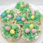 Easter Rice Krispie Treat Nests