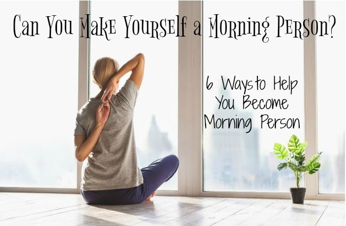 Can You Make Yourself a Morning Person?