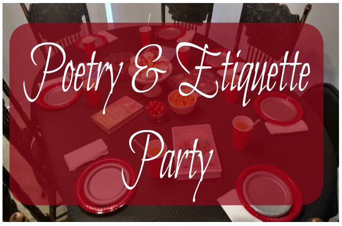 Poetry & Etiquette Party