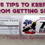 5 Tips to Keep From Getting Sick + Thera Zinc Giveaway