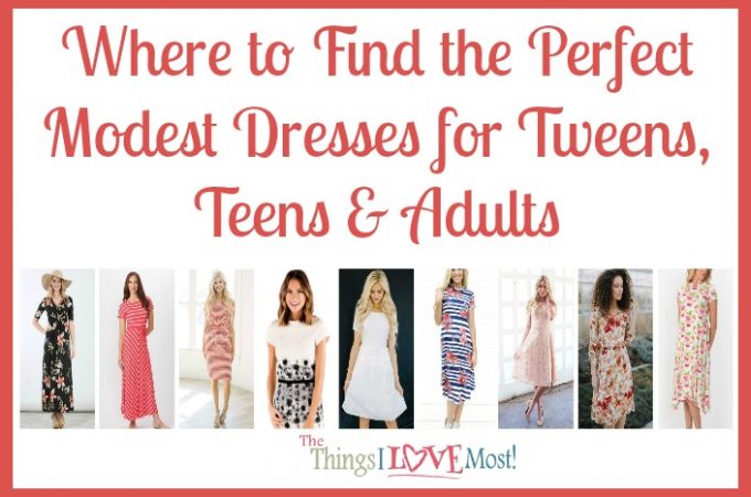 Where to Find the Perfect Modest Dresses for Tweens, Teens & Adults